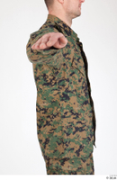  Photos Army Man in Camouflage uniform 8 Camouflage jacket upper body 0009.jpg